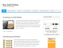 Tablet Screenshot of buygoldonline.co.uk